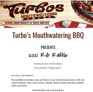 TURBO'S MOUTHWATERING BBQ RAFFLE's Avatar