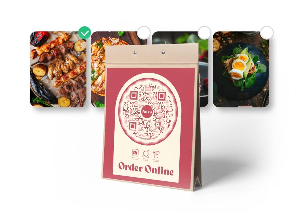QR codes to order food