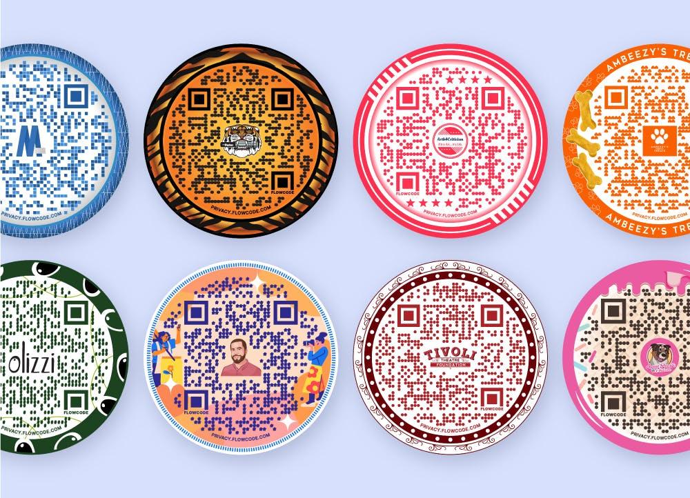 Pretty and beautiful QR codes