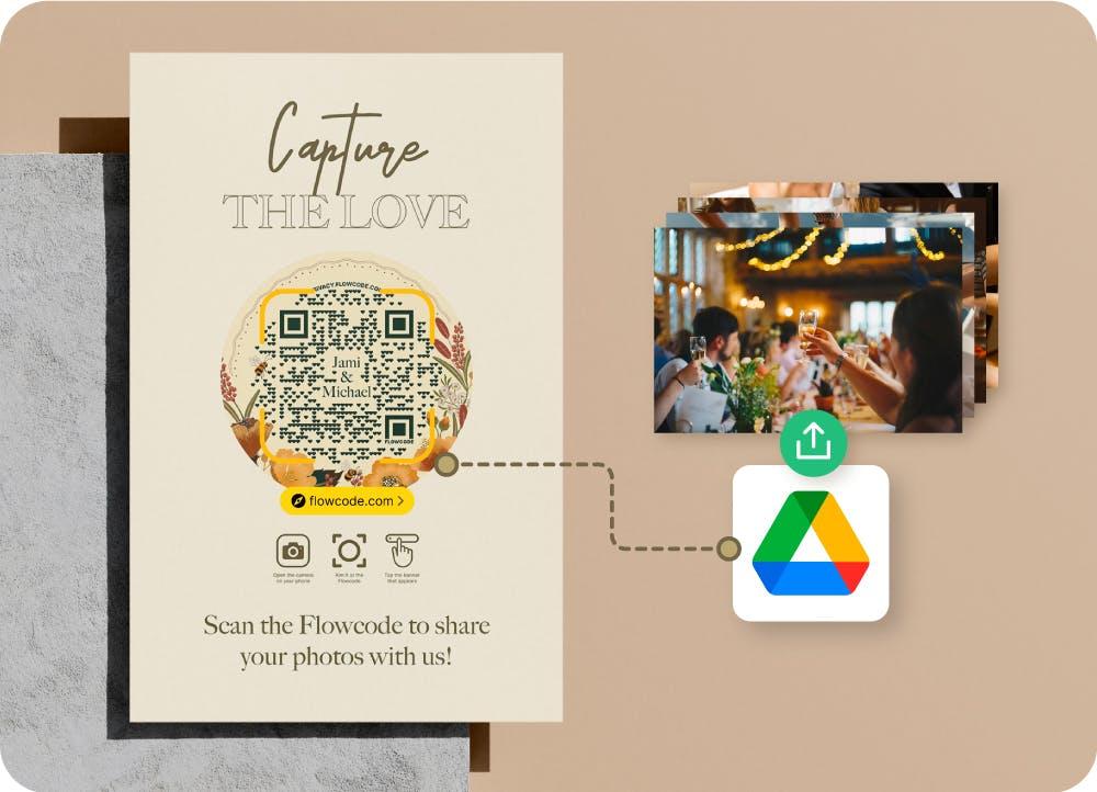 QR codes for sharing photos